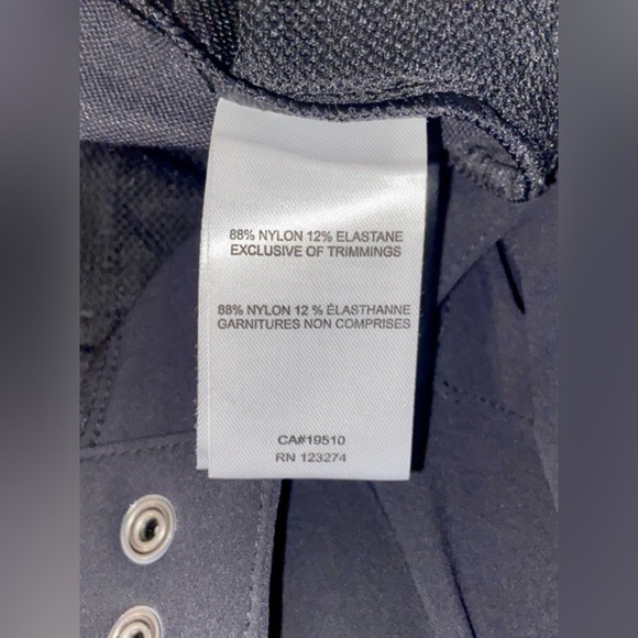 Women’s LOLË‎ black nylon hiking stretchy pants with zipped pockets size 10 - Picture 8 of 14